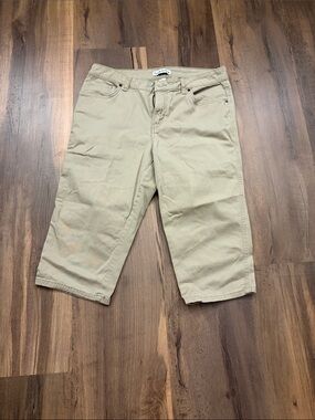 Purple & More Beige Women’s Knee-Length Shorts Size 8